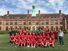 image of sports team on lawn